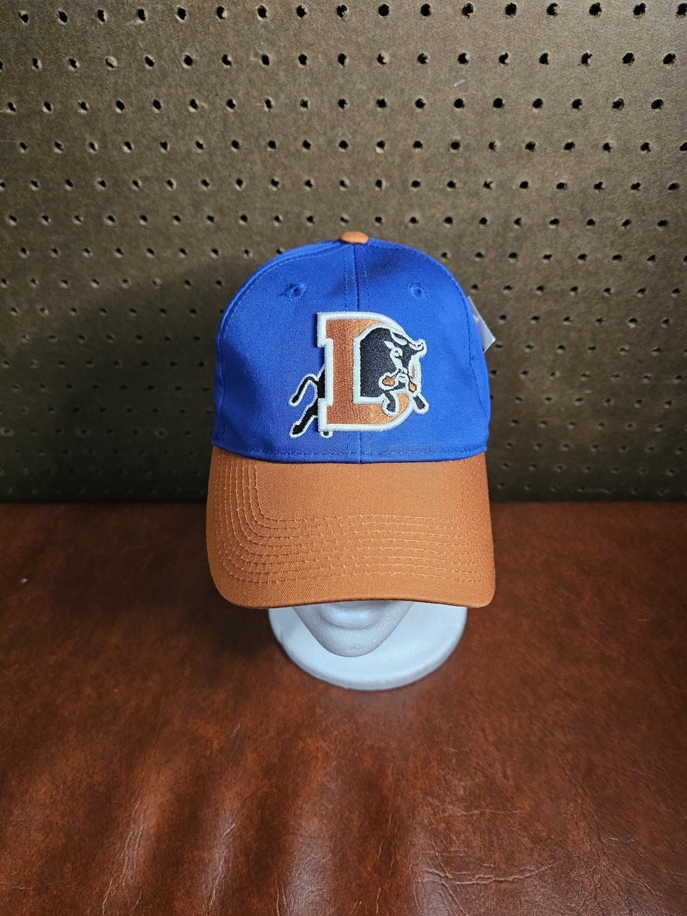 Durham Bulls Hat Cap Strap Back Mens One Size Blue Baseball MiLB Outdoor Cap